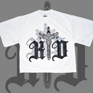 KWRL DESTINY "BOX CUTTA" Boxy Cut Tee (White)